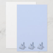 Gingham-Gingham Briefpapier (Vorne/Hinten)