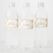 Gingham Goose Baby Dusche Wasser Flasche Etikett (Flaschen)