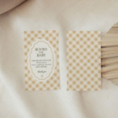 Gingham Goose Books for Baby Enclosure Card Begleitkarte