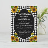 Gingham GRILLEN Invite Farmhouse Backyard Party Einladung (Stehend Vorderseite)