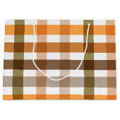 Gingham Große Geschenktüte (Vorderseite)