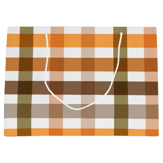 Gingham Große Geschenktüte (Vorderseite)