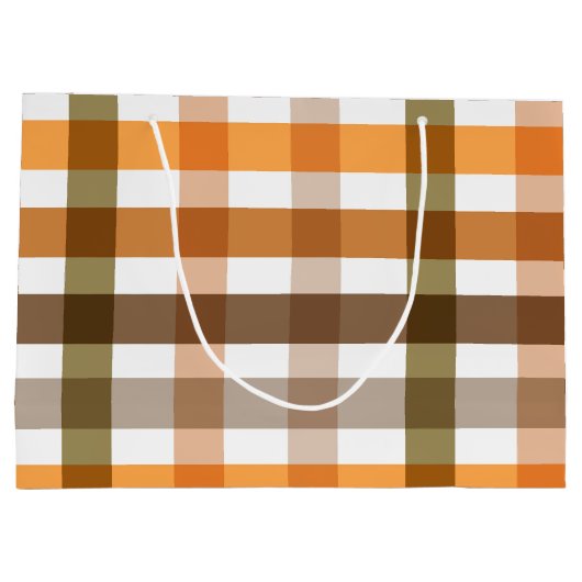 Gingham Große Geschenktüte (Rückseite)
