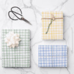 Gingham Handmade Pattern Niedlich CUSTOM Geschenkpapier Set<br><div class="desc">Perfekte niedliche Geschenkpackung für ein lustiges Party! Handgemachte Kunst für Sie! Ideal für einen Geburtstag, eine Hochzeit im Sommer, ein Brautparty, eine Hochzeit, ein Jubiläum, ein Party, Junggeselinnen-Abschied, eine Verlobung oder zu jeder Zeit! Karo in meinem Shop für alternative Designs und Farben. VIELEN DANK FÜR DIE UNTERSTÜTZUNG UNABHÄNGIGER KÜNSTLER! Alle...</div>