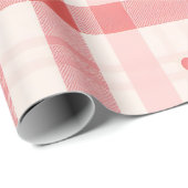 Gingham Hearts • Classic Sweet Valentine Seamless  Geschenkpapier (Rolleneckpunkt)