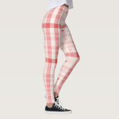 Gingham Hearts • Classic Sweet Valentine Seamless  Leggings (Rechts)