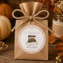 Gingham Herbst Frisch Vom Markt Brautdusche