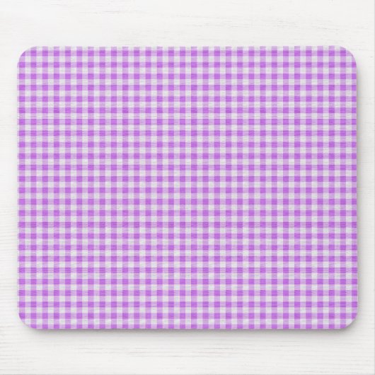 Gingham-Hintergrund Mousepad (Vorne)