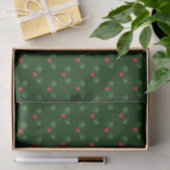Gingham Holly Berries Seidenpapier (Geschenk)