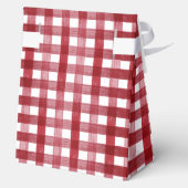 Gingham Huggies Chuggies Beer Diaper Baby Shower  Geschenkschachtel (Rückseite)