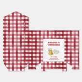 Gingham Huggies Chuggies Beer Diaper Baby Shower  Geschenkschachtel (Ungefaltet)
