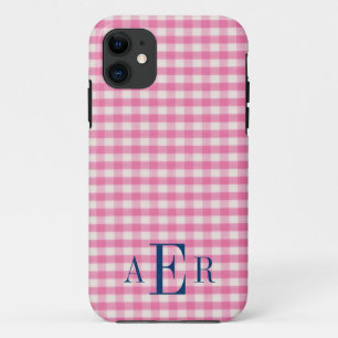 Gingham im Rosa Case-Mate iPhone Hülle