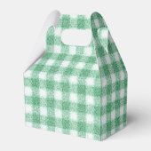Gingham in Nappalindgrün Geschenkschachtel (Rückseite)
