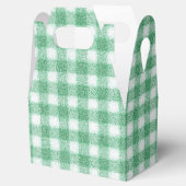 Gingham in Nappalindgrün Geschenkschachtel (Geöffnet)