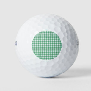 Gingham in Nappalindgrün Golfball