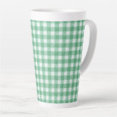 Gingham in Nappalindgrün Milchtasse (Rechte Ecke)