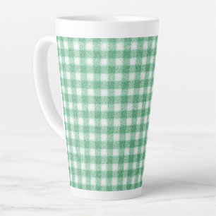 Gingham in Nappalindgrün  Milchtasse