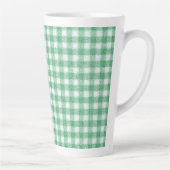 Gingham in Nappalindgrün Milchtasse (Rechts)