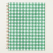 Gingham in Nappalindgrün Planer (Vorderseite)