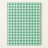 Gingham in Nappalindgrün Planer (Rückseite)