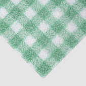 Gingham in Nappalindgrün Seidenpapier (Ausschnitt)