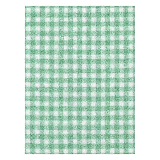 Gingham in Nappalindgrün Tischdecke (Vorderseite)
