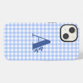Gingham iPhone Hülle (Rückseite (Horizontal))