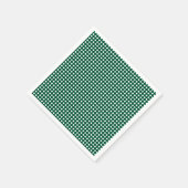 Gingham-Jade Grünbuch Napkins Serviette (Ecke)