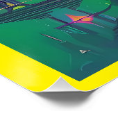 Gingham Juno Lark Poster (Ecke)