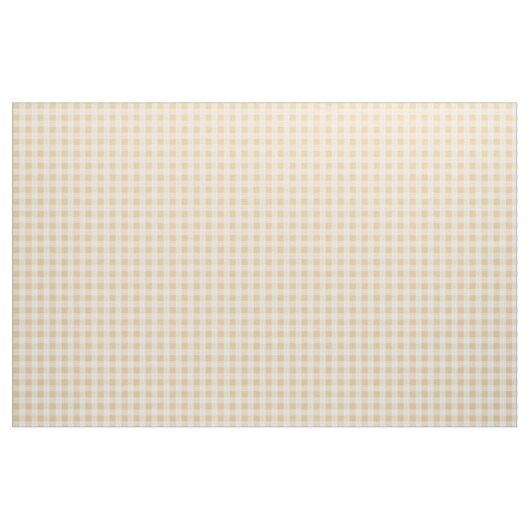 Gingham Kariert Creme Beige Scheckmuster Stoff (Fat Quarter (45,7 x 55,9 cm))
