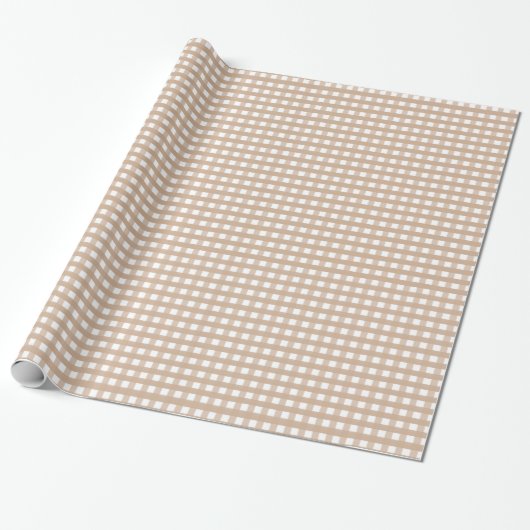Gingham kariert geschenkpapier (Ungerollt)
