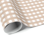 Gingham kariert geschenkpapier (Rolleneckpunkt)