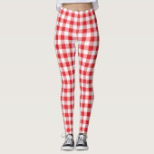 Gingham Kariert Leggings (Vorderseite)