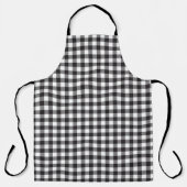Gingham Kariert Pattern Schürze (Vorderseite)