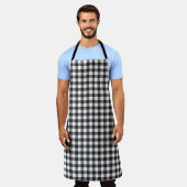 Gingham Kariert Pattern Schürze (Getragen)