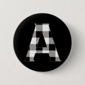 Gingham Karo A Button (Vorderseite)
