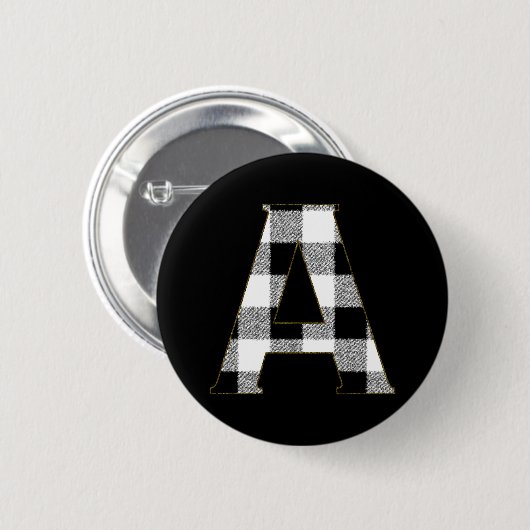Gingham Karo A Button (Vorne & Hinten)