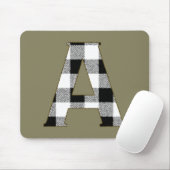 Gingham Karo A Mousepad (Mit Mouse)