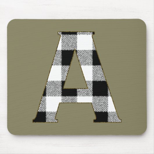 Gingham Karo A Mousepad (Vorne)