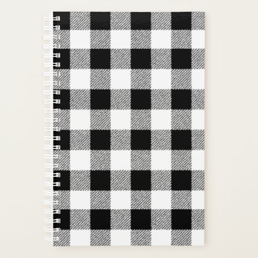 Gingham Karo Black Planer (Vorderseite)