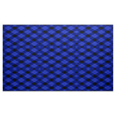 Gingham Karo Blau und Schwarz Muster Stoffe (Yard (91,4 cm))