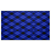 Gingham Karo Blau und Schwarz Musterstoff Stoff (Fat Quarter (45,7 x 55,9 cm))