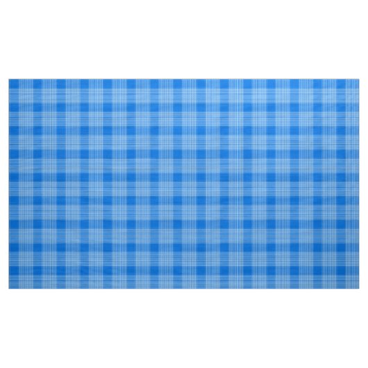 Gingham Karo Blau und Weiße Stoffe (Yard (91,4 cm))