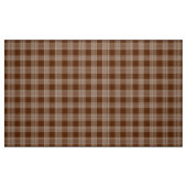 Gingham Karo Brown and White Fabric Stoff (Fat Quarter (45,7 x 55,9 cm))