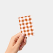 Gingham Karo Brown Ausweis (Handheld)