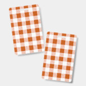 Gingham Karo Brown Ausweis (Vorder- & Rückseite)