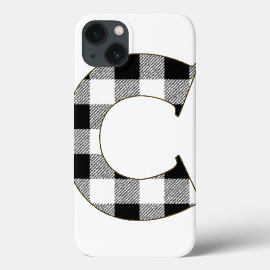 Gingham Karo C Case-Mate iPhone Hülle (Rückseite)