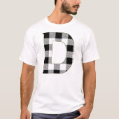 Gingham Karo D T-Shirt (Vorderseite)