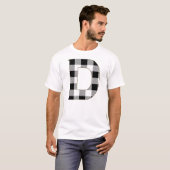Gingham Karo D T-Shirt (Vorne ganz)