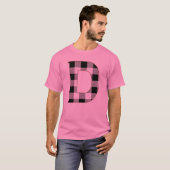 Gingham Karo D T-Shirt (Vorne ganz)